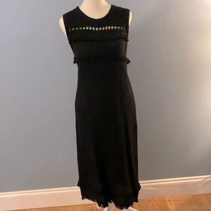 NWT - J Crew Black Sleeveless Sweater Dress- Small